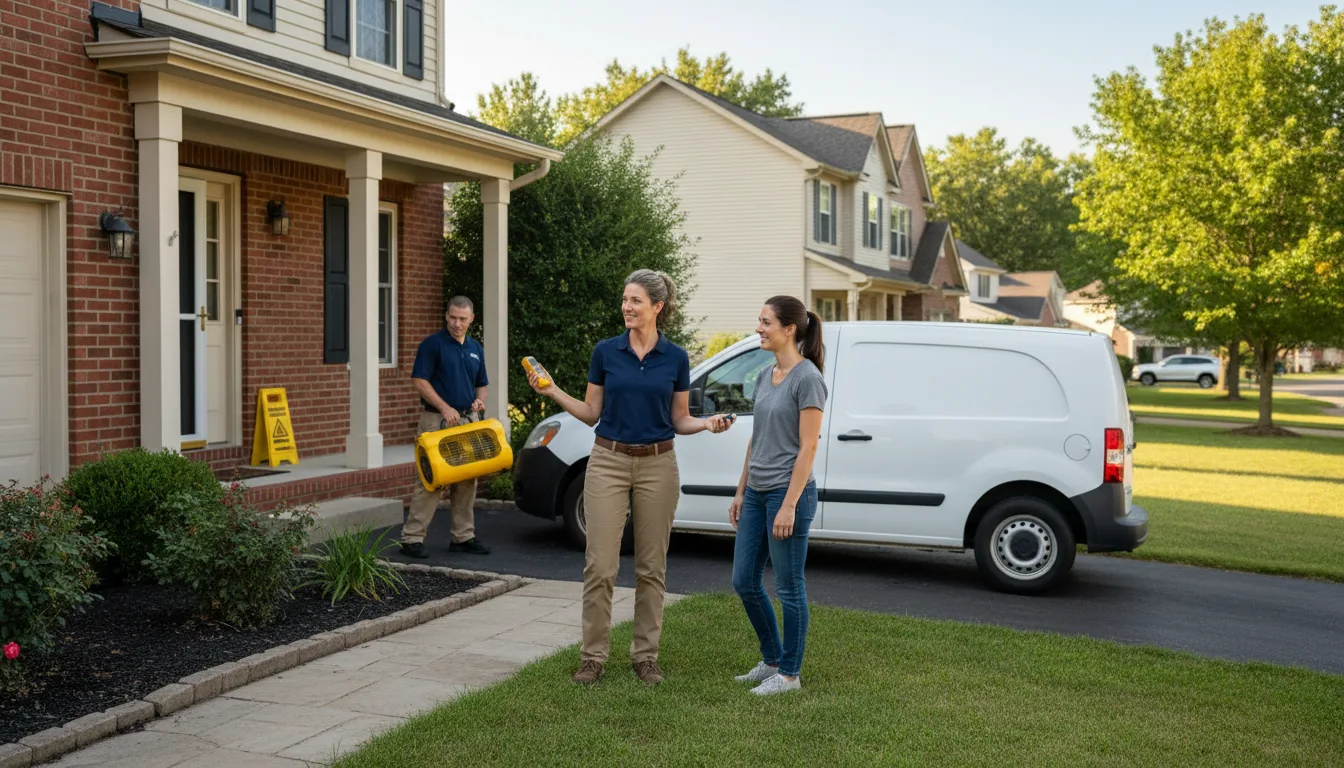 Residential water damage restoration in Ophir, CO